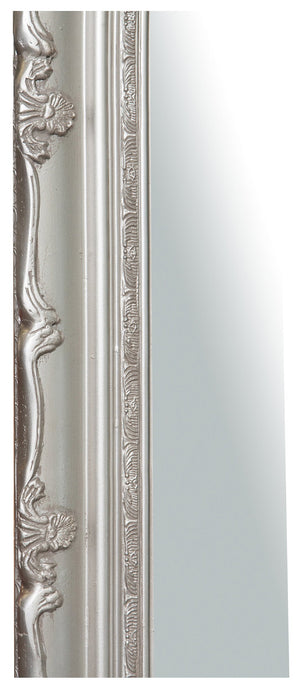 Biscottini Specchiera da appendere verticale/orizzontale finitura argento anticato.