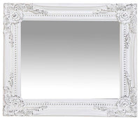 Biscottini Specchiera da appendere verticale/orizzontale L27xPR4xH32 cm finitura bianco anticato.