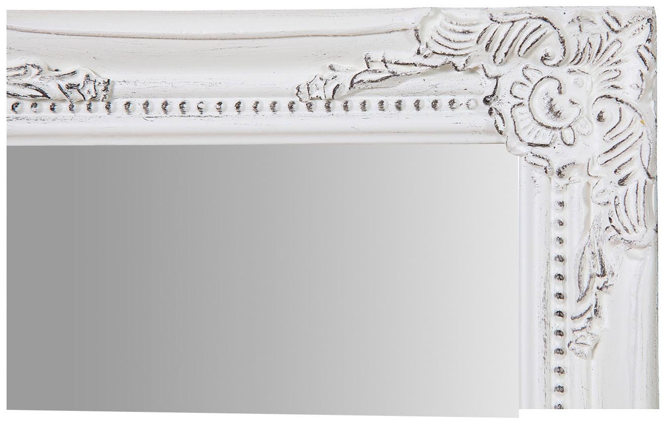 Biscottini Specchiera da appendere verticale/orizzontale L27xPR4xH32 cm finitura bianco anticato.