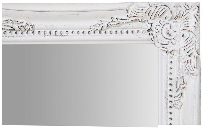 Biscottini Specchiera da appendere verticale/orizzontale L27xPR4xH32 cm finitura bianco anticato.