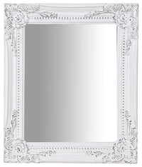 Biscottini Specchiera da appendere verticale/orizzontale L27xPR4xH32 cm finitura bianco anticato.