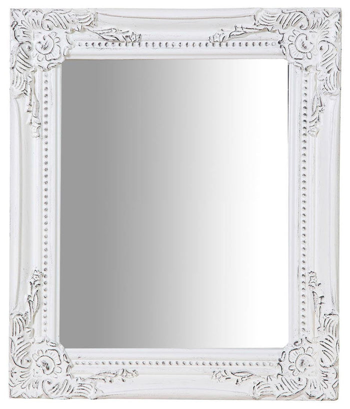 Biscottini Specchiera da appendere verticale/orizzontale L27xPR4xH32 cm finitura bianco anticato.