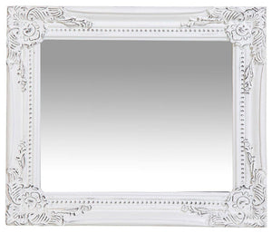 Biscottini Specchiera da appendere verticale/orizzontale L27xPR4xH32 cm finitura bianco anticato.