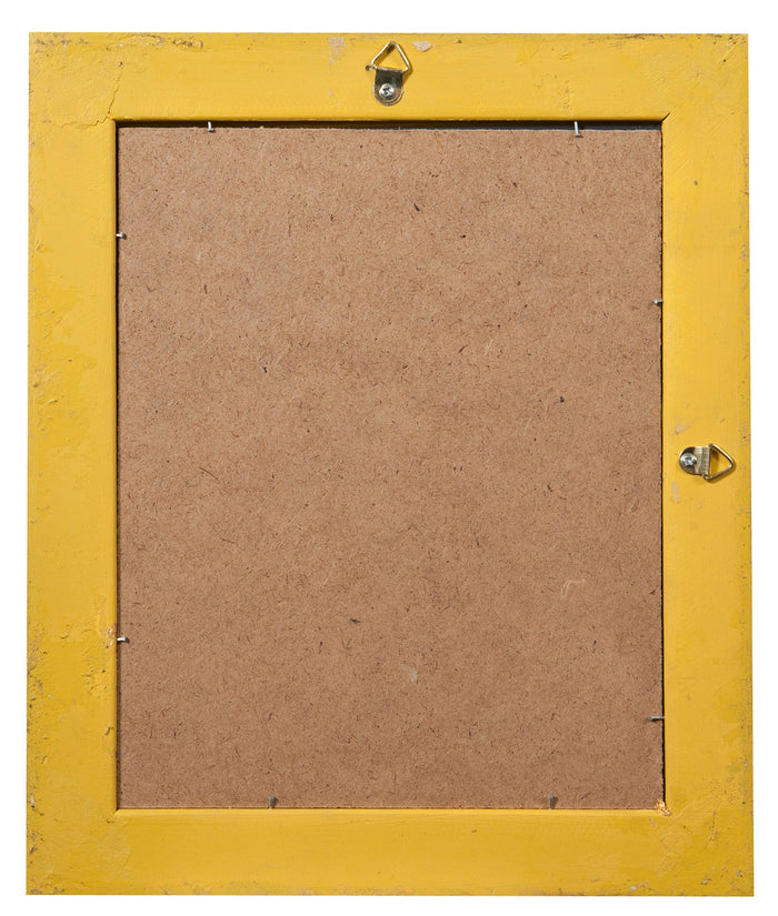 Biscottini Specchiera da appendere verticale/orizzontale L27xPR4xH32 cm finitura foglia oro anticato.