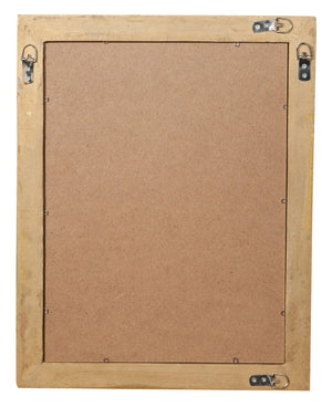 Biscottini Specchiera da appendere verticale/orizzontale L36,5xPR4xH47 cm finitura foglia oro anticato.