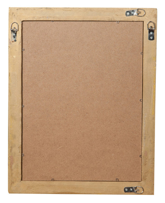 Biscottini Specchiera da appendere verticale/orizzontale L36,5xPR4xH47 cm finitura foglia oro anticato.