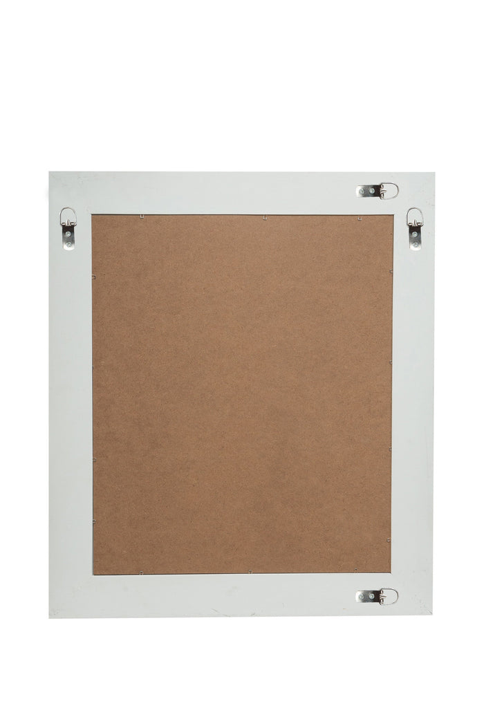 Biscottini Specchiera da appendere verticale/orizzontale L64xPR4xH74 cm finitura bianco anticato.