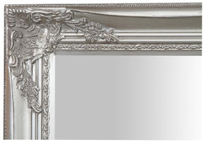 Biscottini Specchiera da appendere verticale/orizzontale L72xPR4xH132 cm finitura argento anticato.