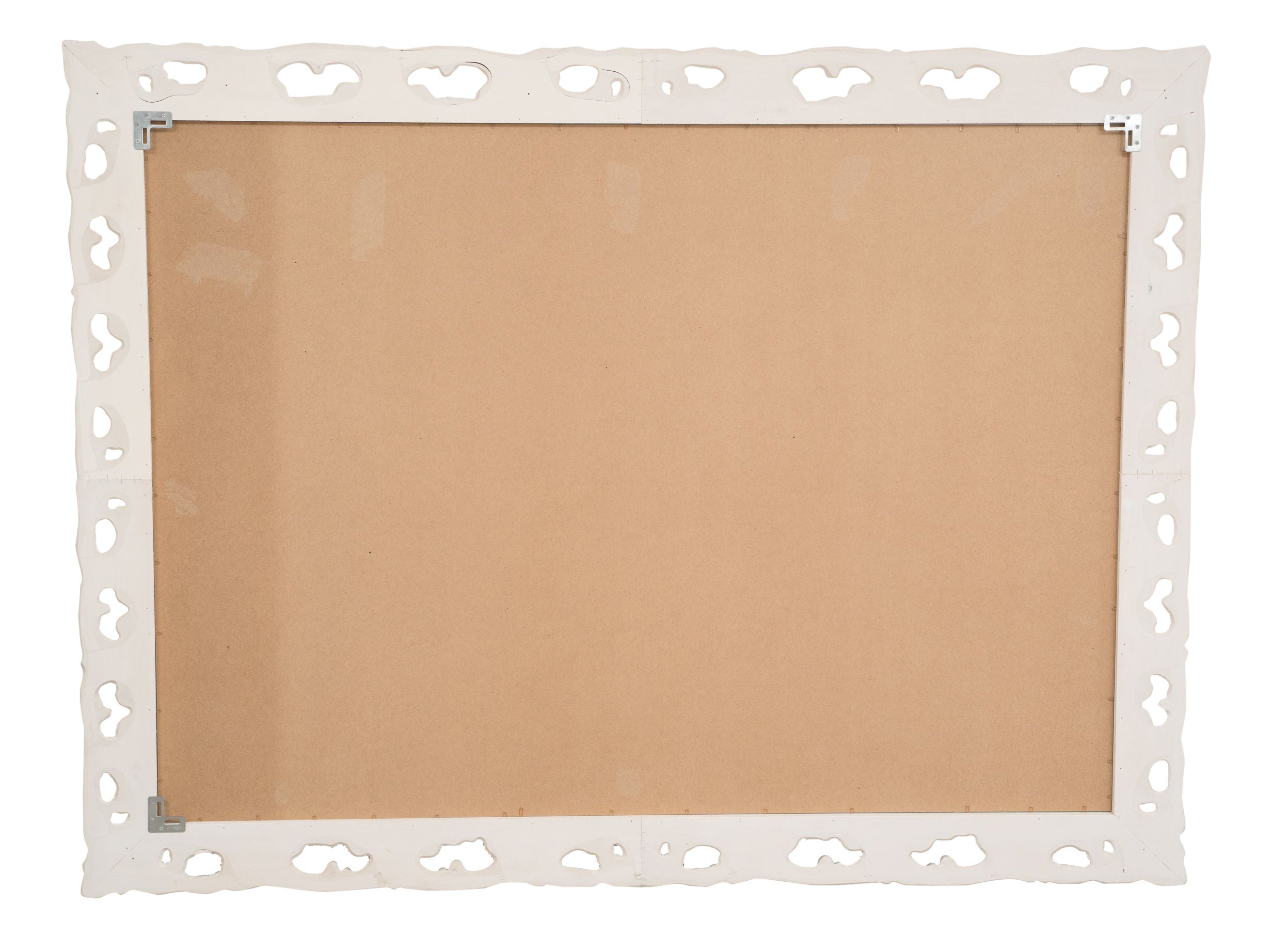 Biscottini SPECCHIERA DA PARETE IN LEGNO FINITURA BIANCA ANTICATA MADE IN ITALY realizzata