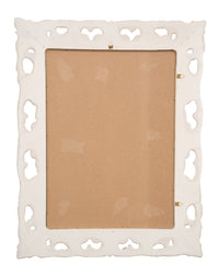 Biscottini SPECCHIERA DA PARETE IN LEGNO FINITURA BIANCA ANTICATA MADE IN ITALY realizzata