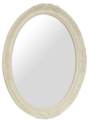 Biscottini SPECCHIERA DA PARETE IN LEGNO FINITURA BIANCA ANTICATA MADE IN ITALY Specchio