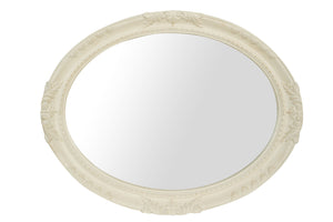 Biscottini SPECCHIERA DA PARETE IN LEGNO FINITURA BIANCA ANTICATA MADE IN ITALY Specchio