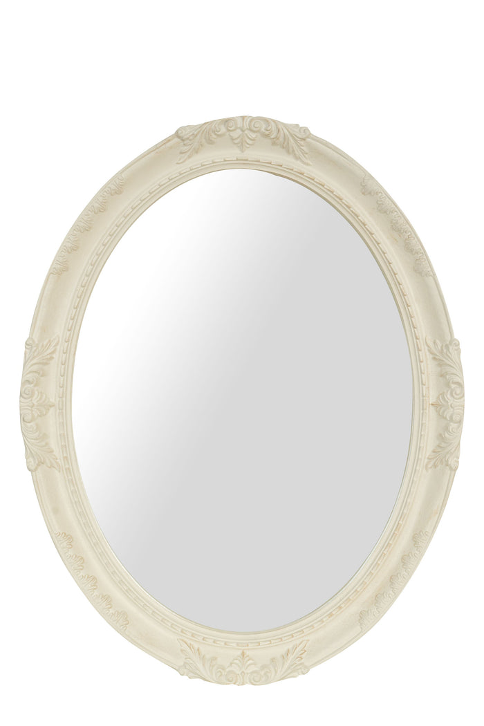 Biscottini SPECCHIERA DA PARETE IN LEGNO FINITURA BIANCA ANTICATA MADE IN ITALY Specchio