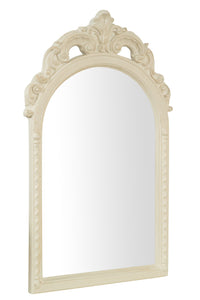 Biscottini SPECCHIERA DA PARETE IN LEGNO FINITURA BIANCA ANTICATA MADE IN ITALY Specchio