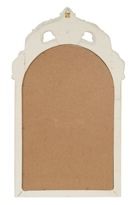 Biscottini SPECCHIERA DA PARETE IN LEGNO FINITURA BIANCA ANTICATA MADE IN ITALY Specchio