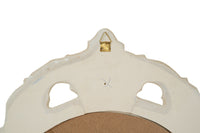 Biscottini SPECCHIERA DA PARETE IN LEGNO FINITURA BIANCA ANTICATA MADE IN ITALY Specchio