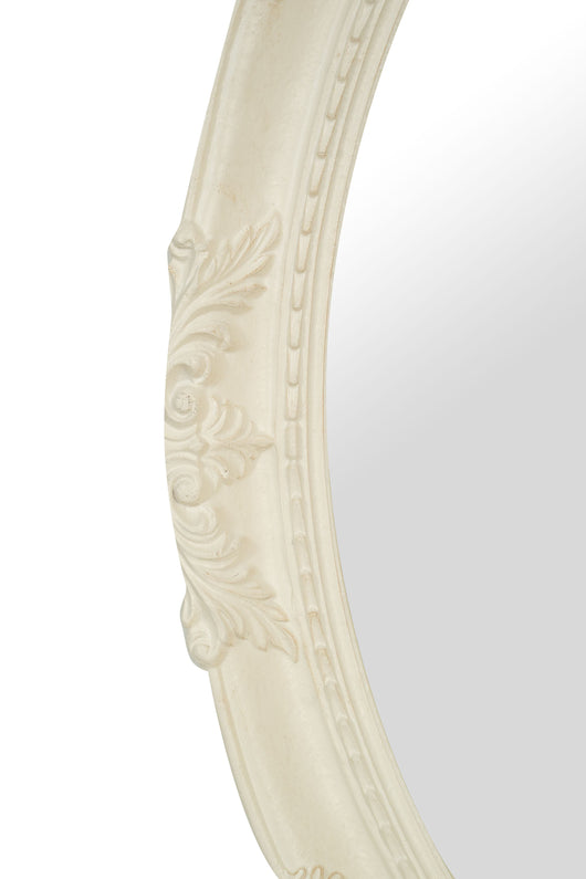 Biscottini SPECCHIERA DA PARETE IN LEGNO FINITURA BIANCA ANTICATA MADE IN ITALY Specchio