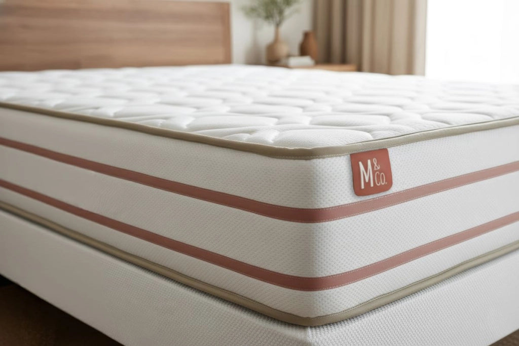 Pacchetto letto completo - Materasso 180x200cm + Box spring con doghe (kit) + 2 cuscini + Piumino - Le Doux