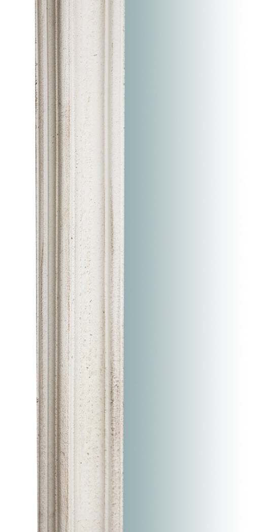 Biscottini SPECCHIERA DA PARETE VERTICALE/ORIZZONTALE IN LEGNO FINITURA BIANCO ANTICATO L64XPR5XH89 CM MADE IN ITALY