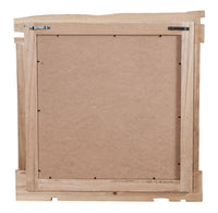 Biscottini Specchio da parete in legno massello L60xPR3,5xH60 cm.