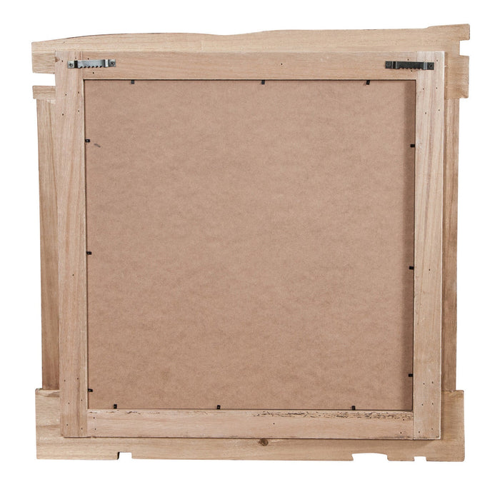 Biscottini Specchio da parete in legno massello L60xPR3,5xH60 cm.