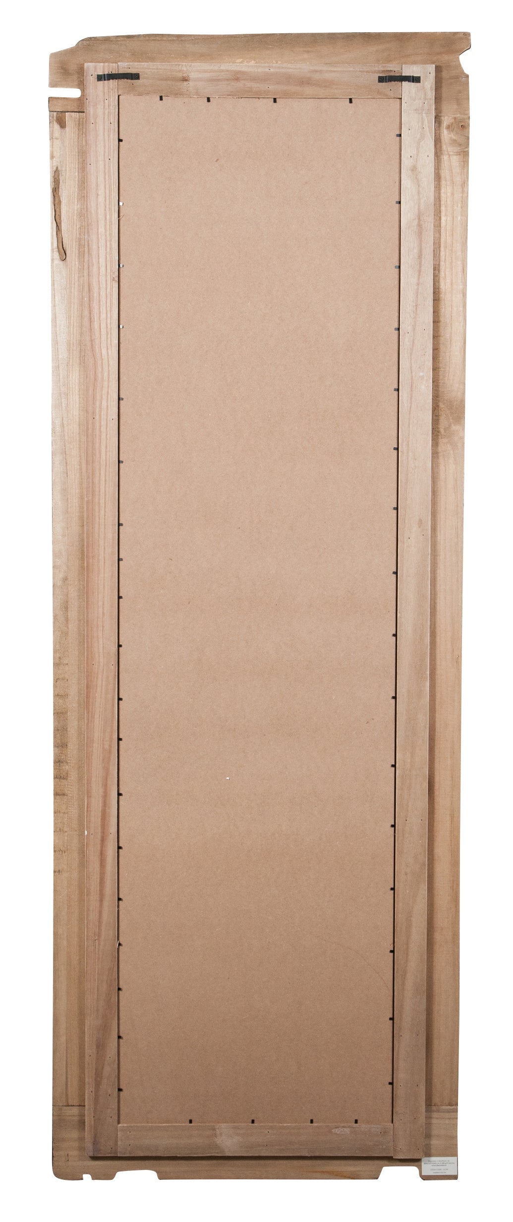 Biscottini Specchio da parete in legno massello L65,5xPR3,5xH180 cm. vecchio riciclato,