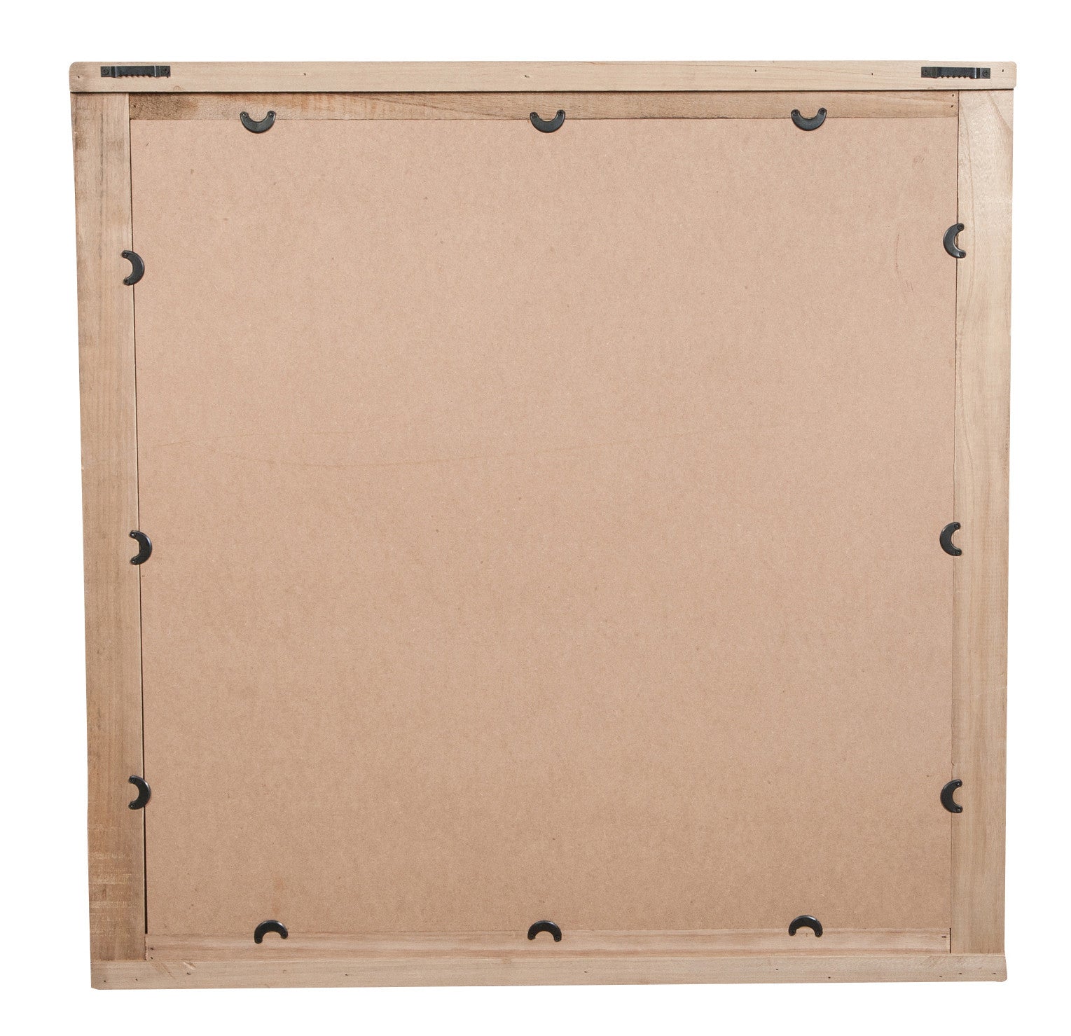 Biscottini Specchio da parete in legno massello RUSTICO QUADRATO effetto antico dipinto