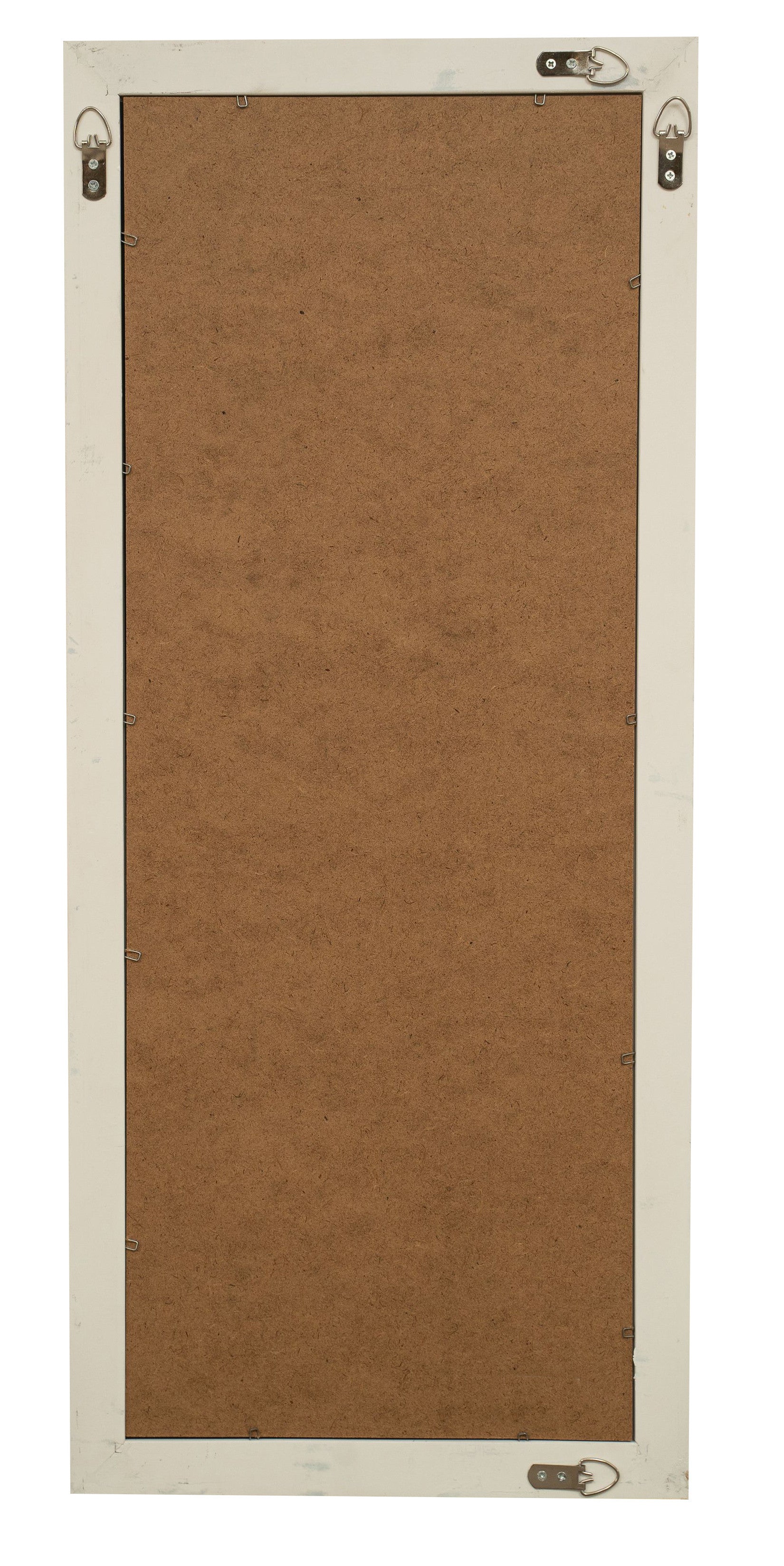 Biscottini Specchio Specchiera da parete e appendere verticale/orizzontale L35xPR4xH82 cm finitura bianco anticato