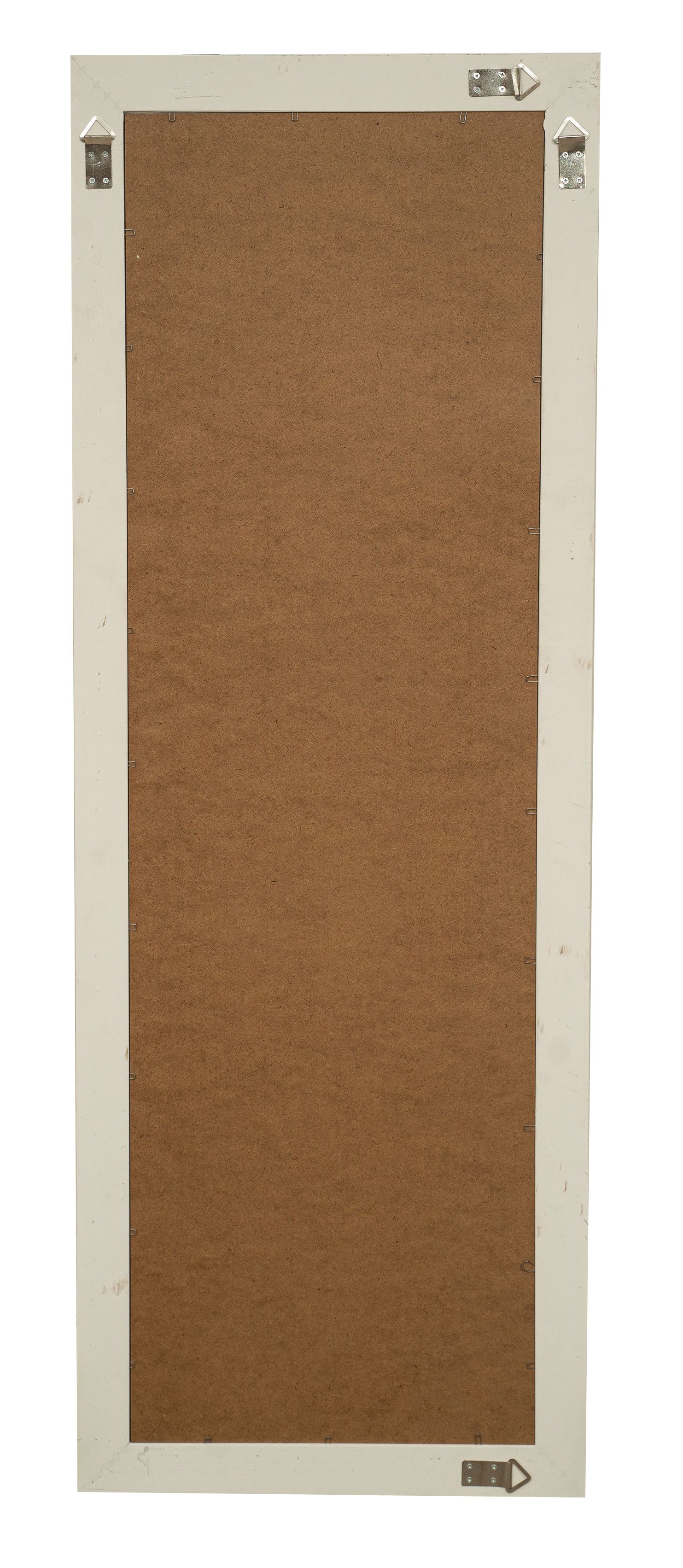 Biscottini Specchio Specchiera da parete e appendere verticale/orizzontale L50xPR4xH140 cm finitura bianco anticato