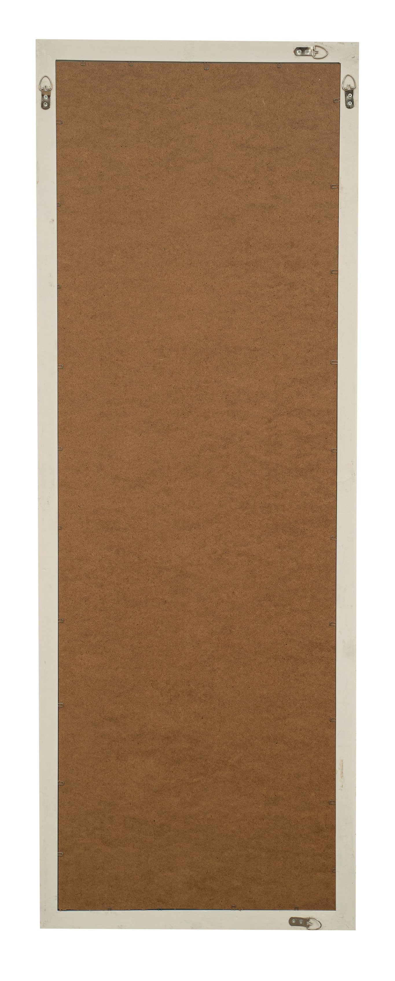 Biscottini Specchio Specchiera da parete e appendere verticale/orizzontale L50xPR4xH140 cm finitura bianco anticato