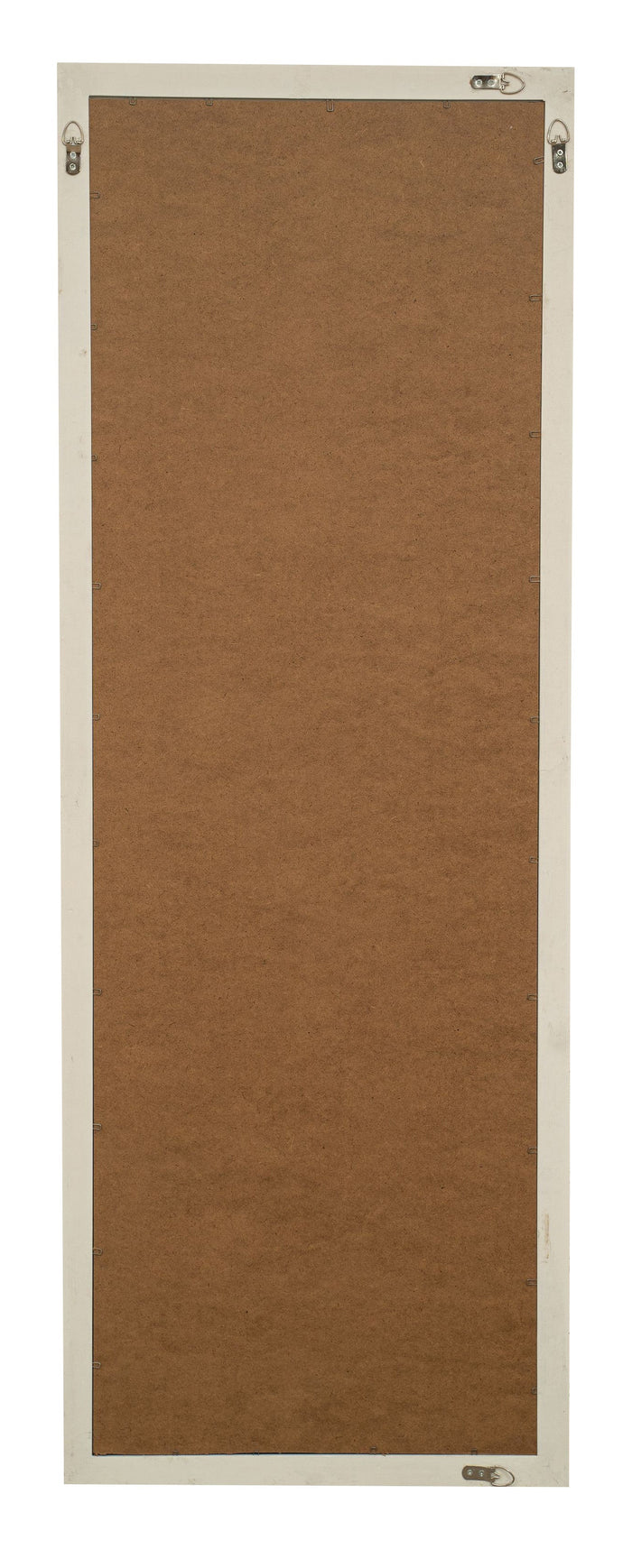 Biscottini Specchio Specchiera da parete e appendere verticale/orizzontale L50xPR4xH140 cm finitura bianco anticato