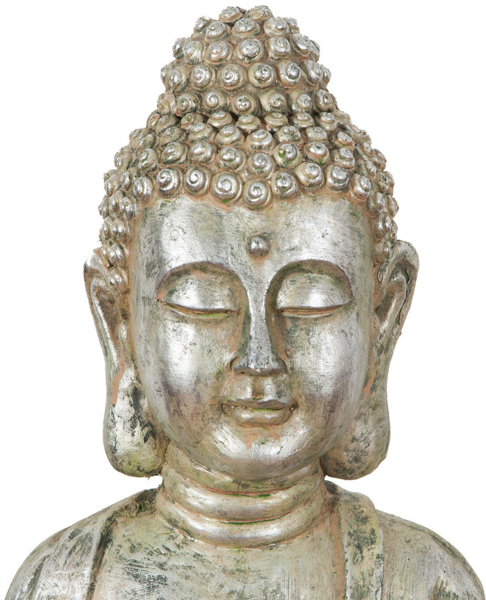 Biscottini Statua di Buddha in resina finitura oro anticato L36xPR29xH60 cm Statuetta