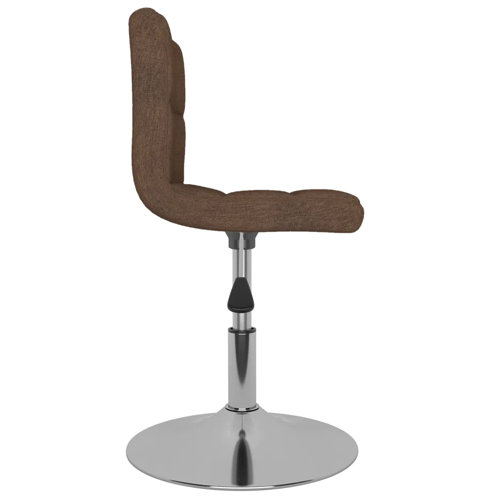 Sgabello da Bar Girevole Marrone in Tessuto cod mxl 70640