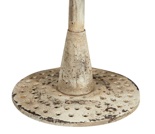 Biscottini TAVOLO PIEGHEVOLE IN FERRO BATTUTO FINITURA BIANCA ANTICATA dimensioni Offerta