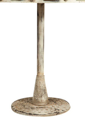 Biscottini TAVOLO PIEGHEVOLE IN FERRO BATTUTO FINITURA BIANCA ANTICATA dimensioni Offerta