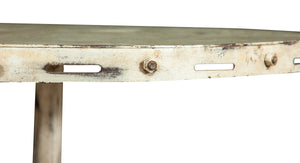 Biscottini TAVOLO PIEGHEVOLE IN FERRO BATTUTO FINITURA BIANCA ANTICATA dimensioni Offerta