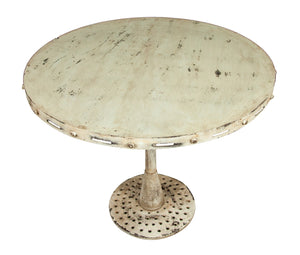 Biscottini TAVOLO PIEGHEVOLE IN FERRO BATTUTO FINITURA BIANCA ANTICATA dimensioni Offerta