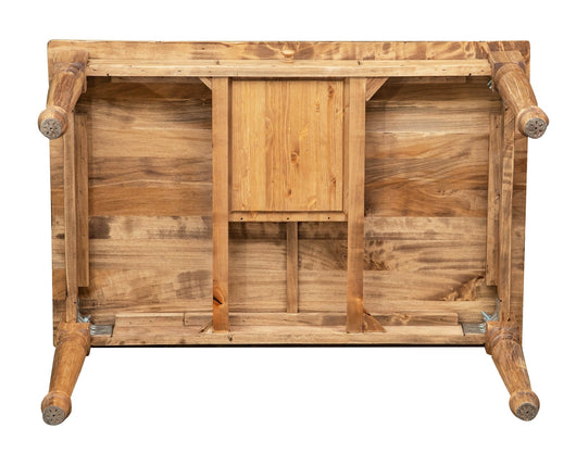 Biscottini Tavolo scrittoio Country in legno massello di tiglio. Made in Italy Offerta