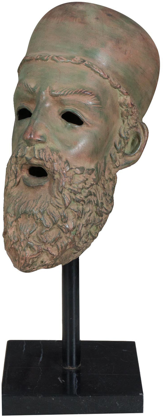 Biscottini Testa in bronzo 15x43x20 cm realizzata fusione cera L15xPR43xH20 L15xPR43xH20