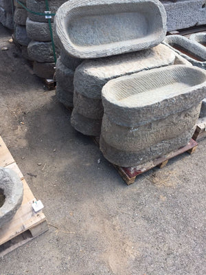 Biscottini Vasca in pietra antica, 1pc, misure assortite Vecchia pietra, passato Offerta