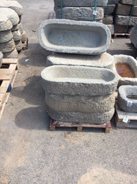 Biscottini Vasca in pietra antica, 1pc, misure assortite Vecchia pietra, passato Offerta