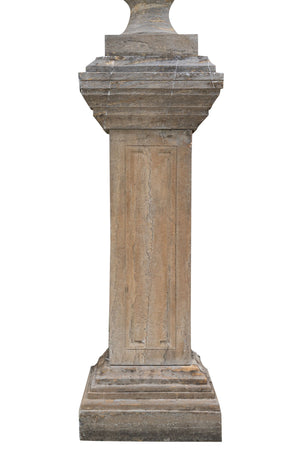 Biscottini Vaso con base in pietra L65xPR65xH198 cm completo base, dimensioni Offerta