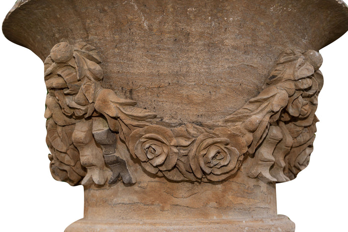 Biscottini Vaso con base in pietra L65xPR65xH198 cm completo base, dimensioni Offerta