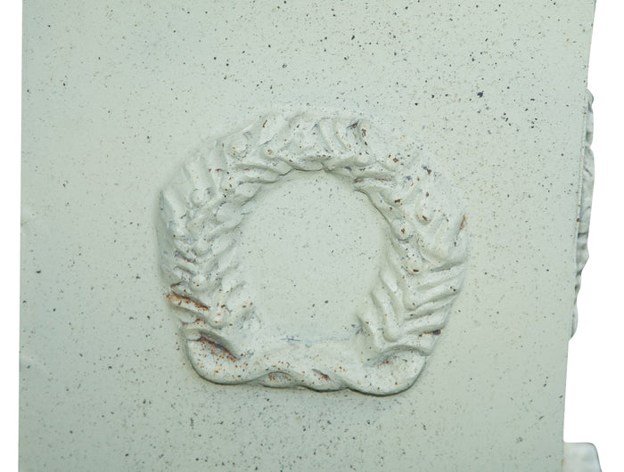 Biscottini Vaso diam.57xH80 cm con base L44xPR44xH69 cm in fusione di ghisa Stabile