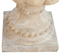 Biscottini VASO FESTONATO INVECCHIATO IN PIETRA conca festonata giardino Offerta Speciale