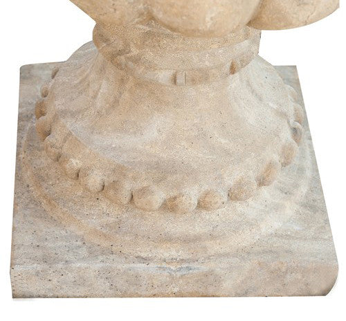 Biscottini VASO FESTONATO INVECCHIATO IN PIETRA conca festonata giardino Offerta Speciale