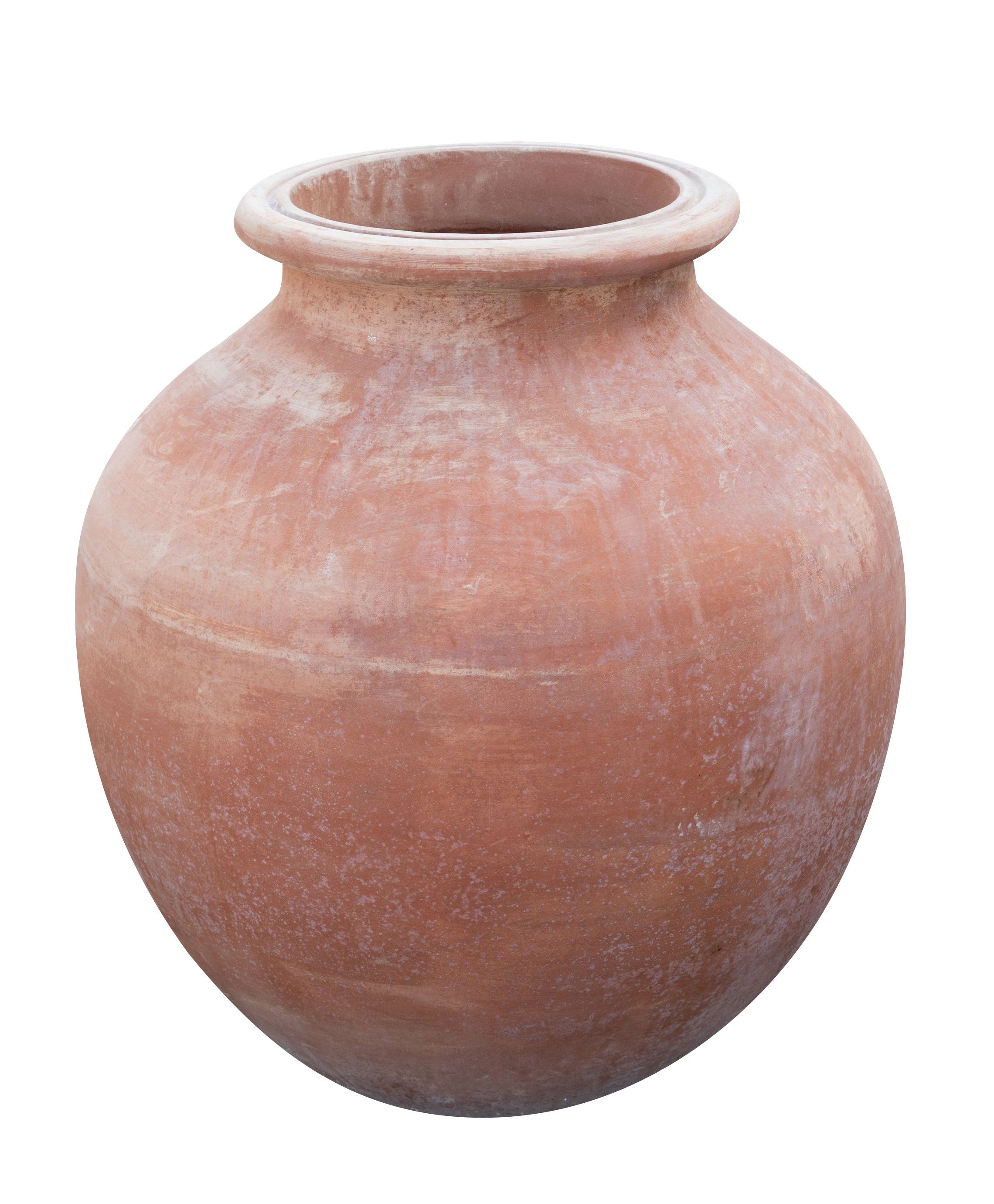 Biscottini Vaso giara in terracotta di galestro 100% Made in Italy interamente lavorata a mano