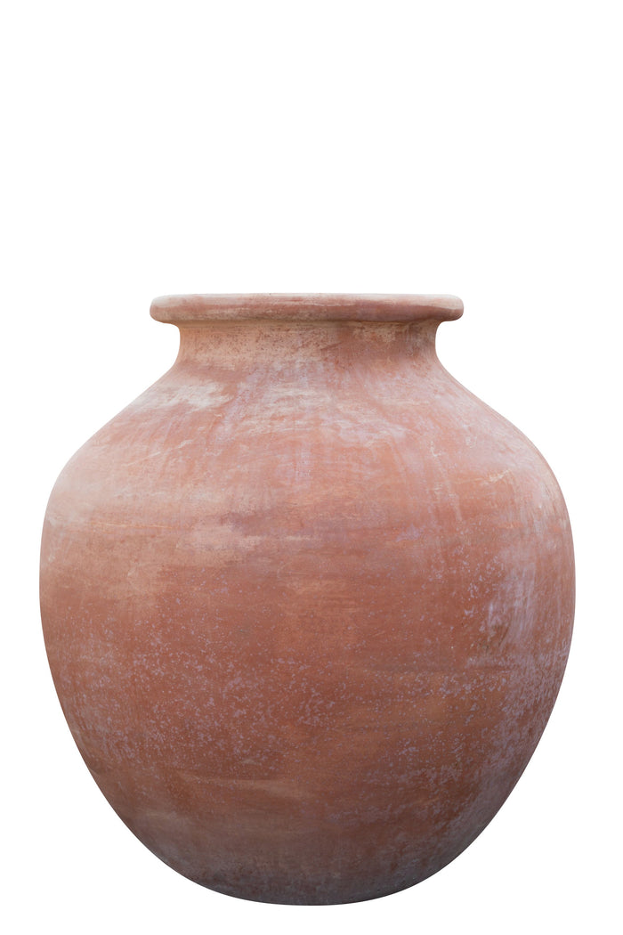 Biscottini Vaso giara in terracotta di galestro 100% Made in Italy interamente lavorata a mano