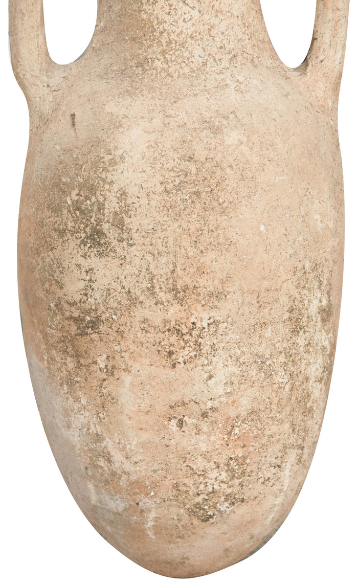 Biscottini Vecchia anfora giara con manici in terracotta L28xPR28xH63 cm diametro altezza