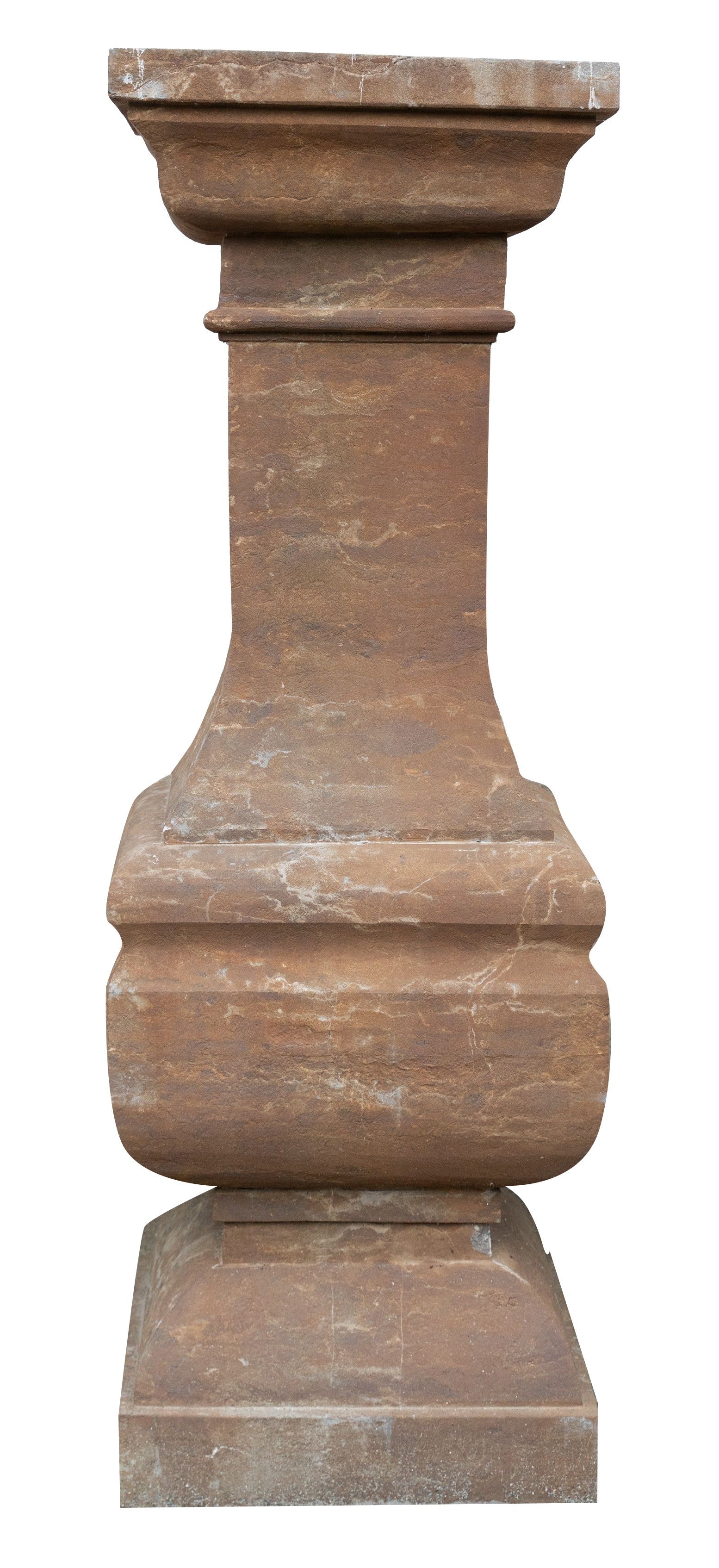 Biscottini Vecchia base portavaso in pietra Molto solida robusta Offerta Speciale Qualità